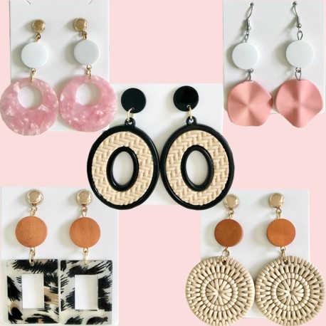 Fashion Drop Earrings Jewelry Charms Geometric Earrings Statement Multi Sets Dangle Earrings