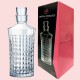 CRISTAL D'ARQUES Lady Diamond Crystal Glass Lead Free Italy Made 900ML Decanter Gift Boxed |Was $139.95|Now $89.57