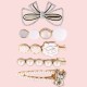 5pcs Fashion Hair Accessories Cute bear Faux Pearl Pretty Hair Clip