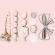 5pcs Fashion Hair Accessories Cute bear Faux Pearl Pretty Hair Clip