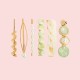 5pcs in 1 set Elegant Hair Accessories Hair Clip set Lux Faux Pearl Pretty Hair Clip