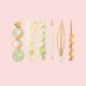 5pcs in 1 set Elegant Hair Accessories Hair Clip set Lux Faux Pearl Pretty Hair Clip