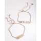 Gold Boujee Babe Bracelet Set