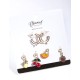 Gold Fruit Basket Charm 4PK Earring