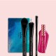 NYX In Your Element Water Makeup Brush Set 3pcs+1Pouch Lipstick NYX Candy Slick Glowy Lip Color 05 Jelly Bean Dream