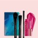 NYX In Your Element Water Makeup Brush Set 3pcs+1Pouch Lipstick NYX Candy Slick Glowy Lip Color 05 Jelly Bean Dream