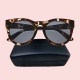 Witchery Brand New Unisex Fashion Medium Round Frame Animal Lella Classic Sunglasses for Women