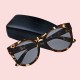 Witchery Brand New Unisex Fashion Medium Round Frame Animal Lella Classic Sunglasses for Women