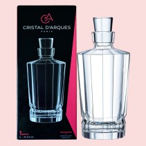 CRISTAL D'ARQUES Macassar Decanter Crystal Glass Lead Free Italy Made 1L Decanter Gift Boxed |Was $139.95|Now $97.97 CRISTAL D'ARQUES Macassar Decanter Crystal Glass Lead Free Italy Made 1L Decanter Gift Boxed |Was $139.95|Now $97.97
