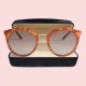 Witchery Brand New Classic Mali Sunglasses Autumn Brown Round Tortoiseshell Sunglasses