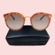 Witchery Brand New Classic Mali Sunglasses Autumn Brown Round Tortoiseshell Sunglasses