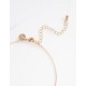 Gold Letter C  Bamboo Necklace