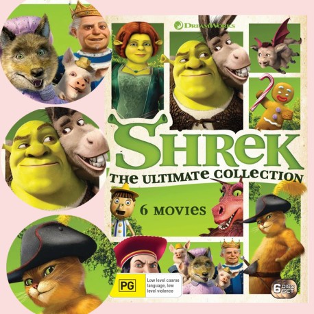 Shrek Ultimate Collection 6 Disc Set Limited Edition DVD