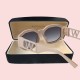 Witchery Estelle Sunglasses Fashion Women Eyewear Oval geometric frame Stylish Camel Colour