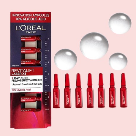 L'Oreal Paris Pk7 Revitalift Laser Renew Ampoules 7 Day Cure Peeling Effect