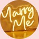 High Quality LED Light Marry Me USB Power Sign Multi Function Engagement Wedding