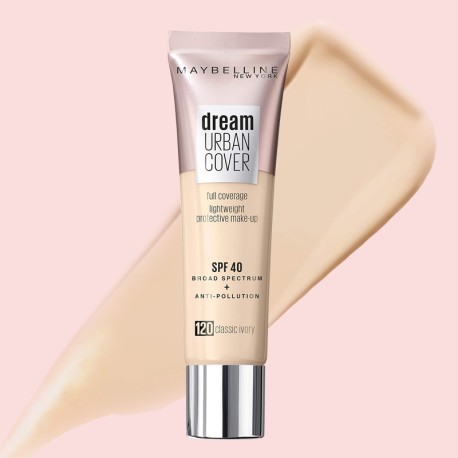 Maybelline Dream Urban Cover SPF40 Full Coverage Lightweight Foundation Classic Ivory 120