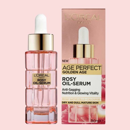 L'Oreal New Age Perfect Golden Age Anti Sagging Rosy Oil Serum 30ml