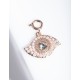 Rose Gold Pearl Eye Charm