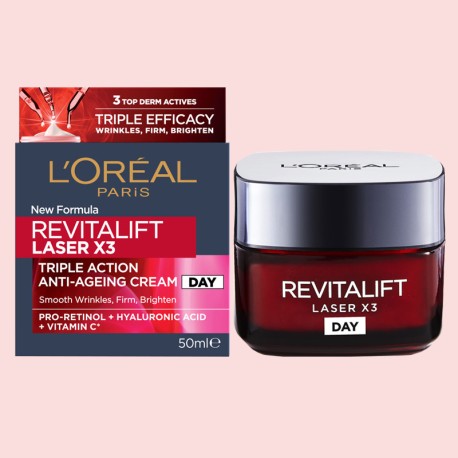 L'Oreal Paris New Formula Revitalift Laser Triple Action Anti Ageing Cream DAY