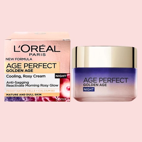 L'Oreal Paris New Formula Age Perfect Golden Age Rosy Night Cream 50 ml