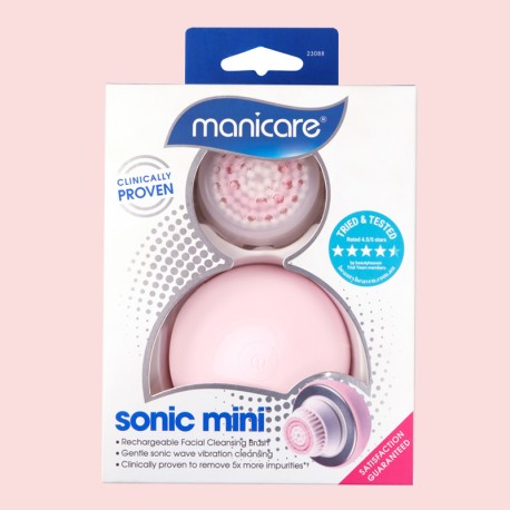 Manicare Sonic Mini Rechargeable vibration Deep Cleansing Facial Cleanser Clinically Proven