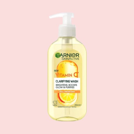 Garnier Skin Active New Vitamin C Brighten Boost Glow Clarifying Wash