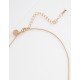 Gold Letter "J" Bamboo Necklace